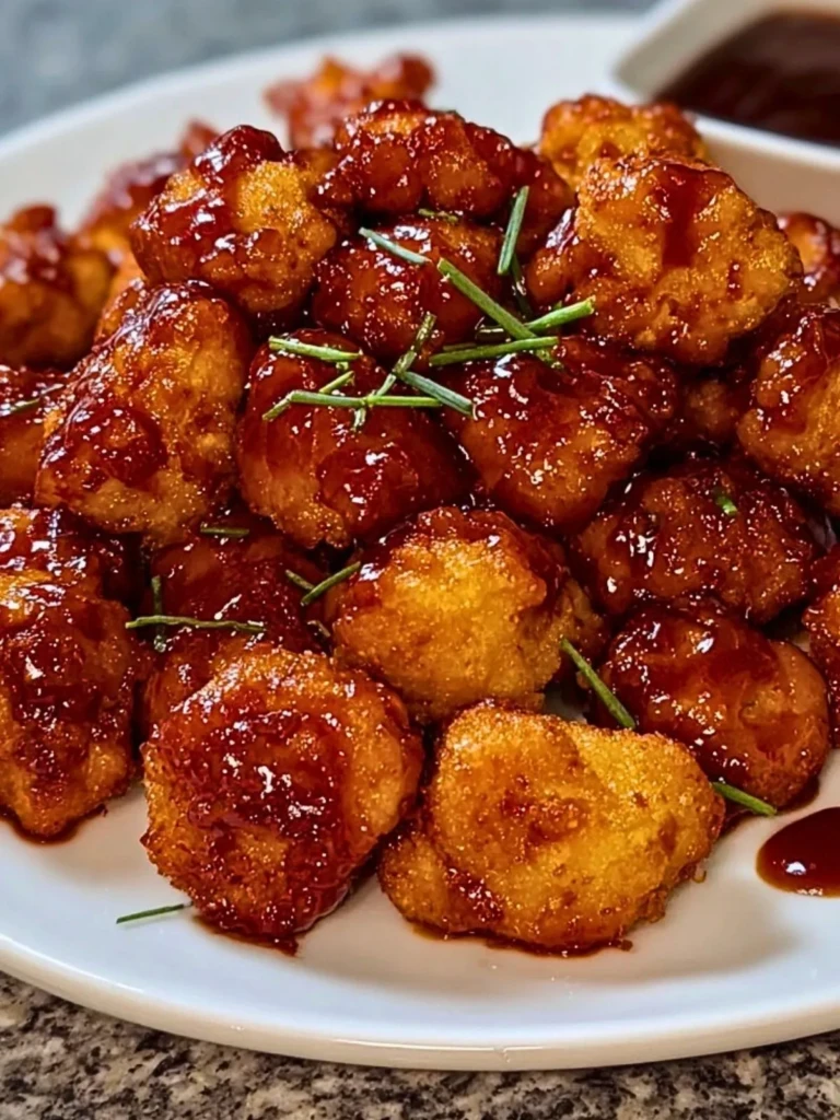 Air Fryer Crispy Honey BBQ Chicken Bites