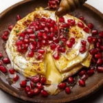 Baked Brie with Honey and Pomegranate Seeds - 1