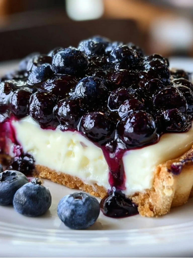 Blueberry Cheesecake Tart