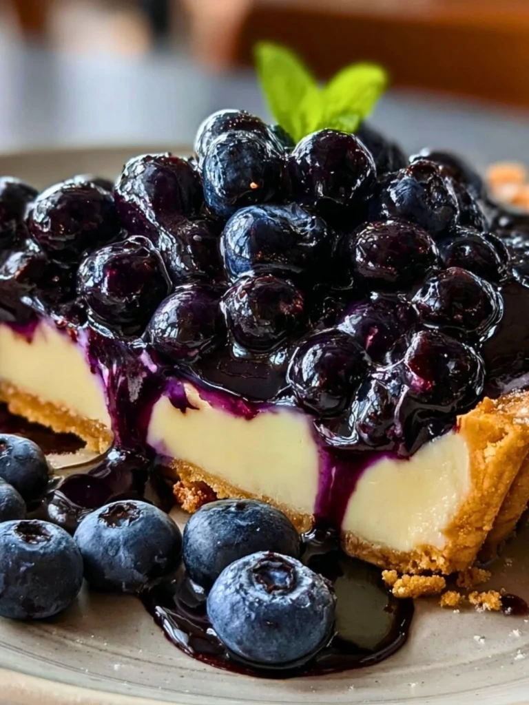 Blueberry Cheesecake Tart