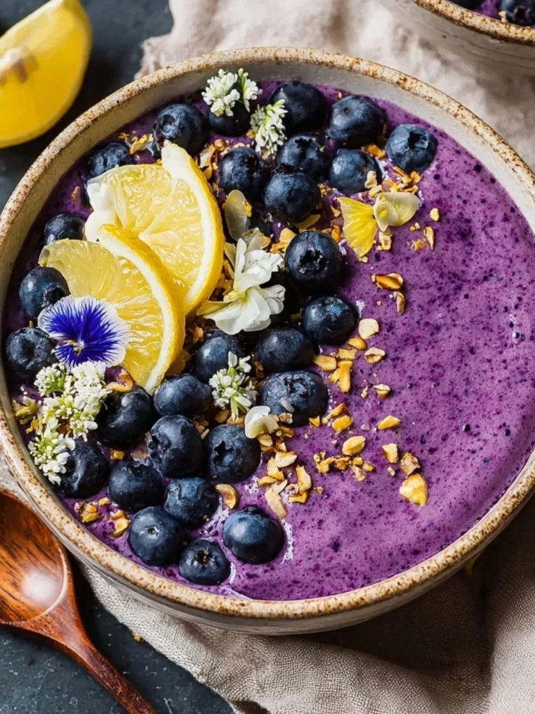 Blueberry Lemon Smoothie Bowl