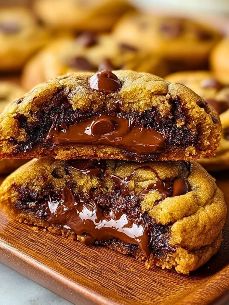 Brownie-Stuffed Chocolate Chip Cookies