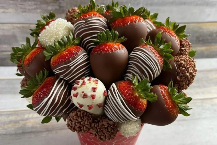Chocolate Dipped Strawberry Bouquet