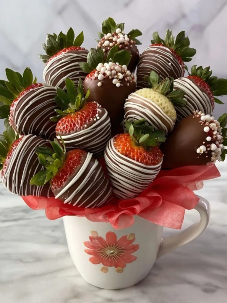 Chocolate Dipped Strawberry Bouquet