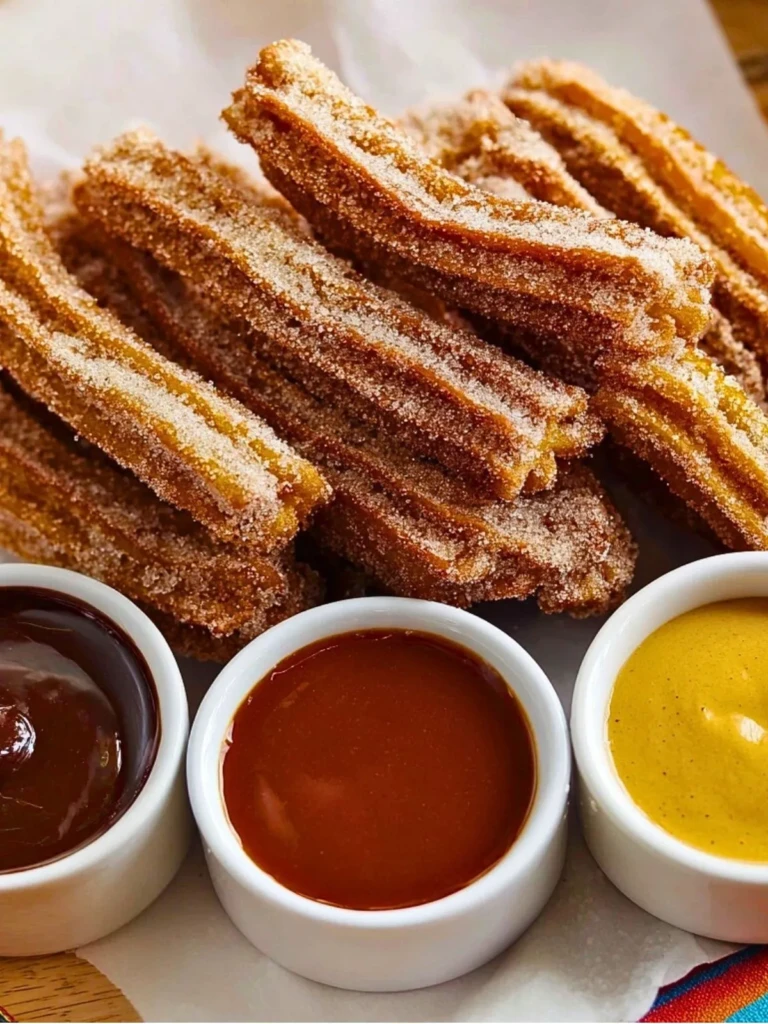 Classic Churros with Dipping Sauces