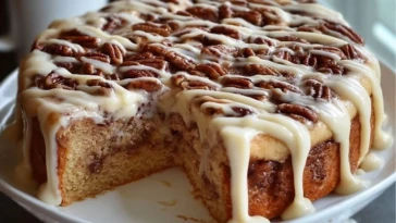 Cinnabon Cinnamon Roll Cake