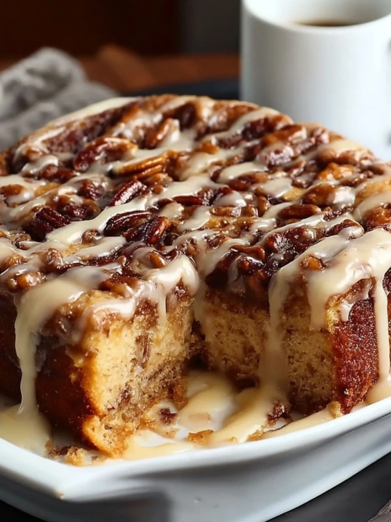 Cinnabon Cinnamon Roll Cake