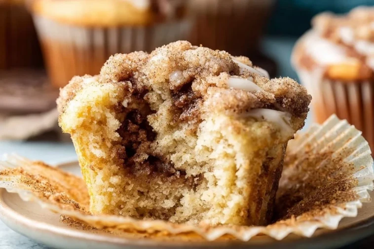 Coffee Cake Muffins with Cinnamon Swirl