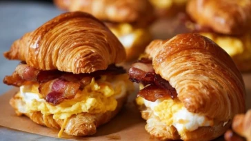 Croissant Breakfast Sandwiches