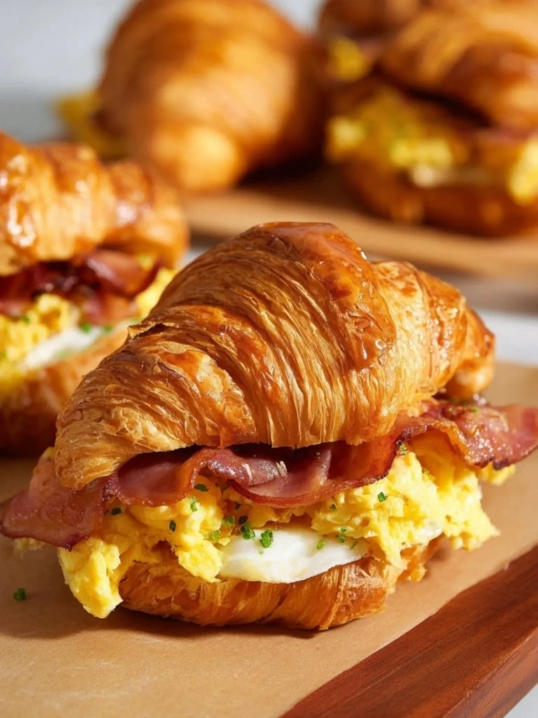 Croissant Breakfast Sandwiches