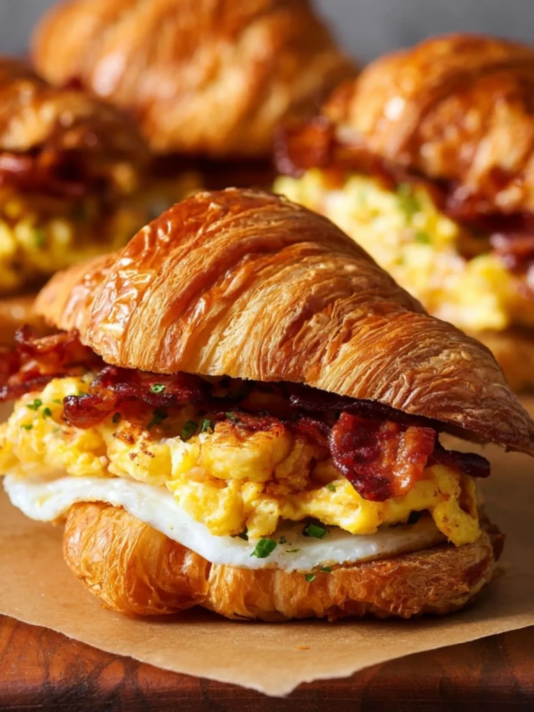 Croissant Breakfast Sandwiches