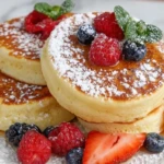 Fluffy Japanese Soufflé Pancakes