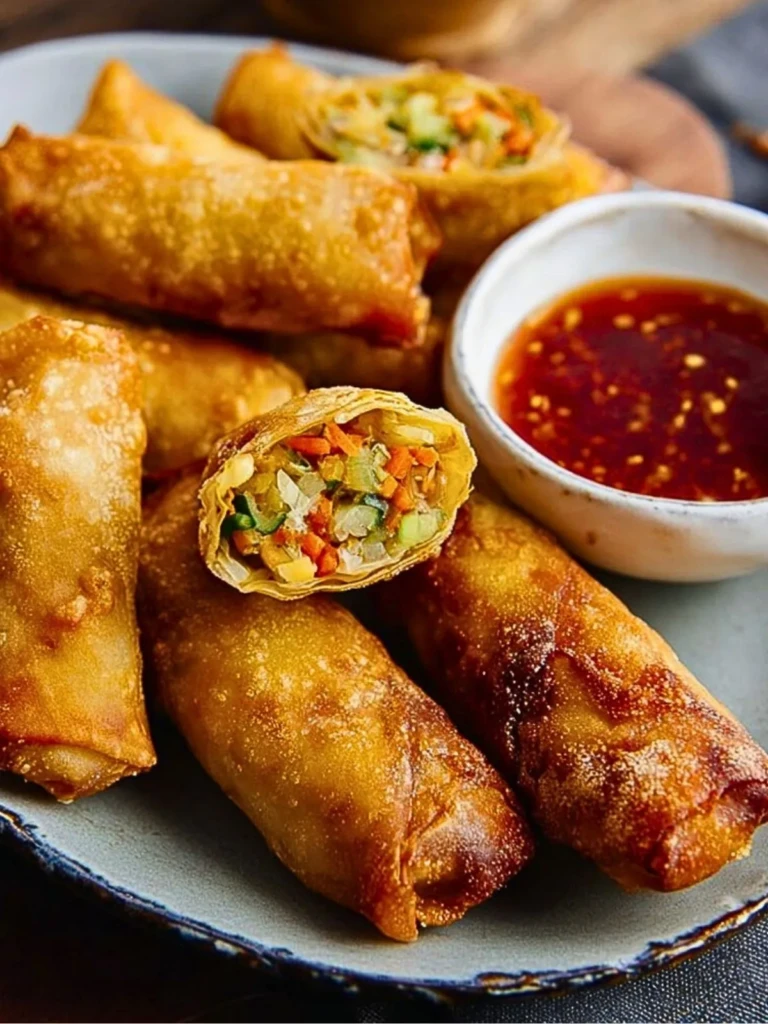 Fried Vegetable Egg Rolls
