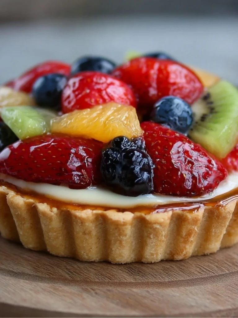Fruit Tart with Glossy Glaze