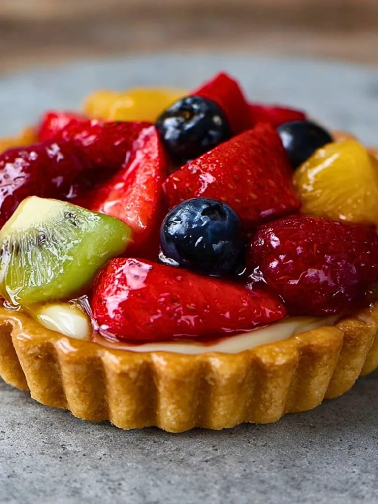 Fruit Tart with Glossy Glaze