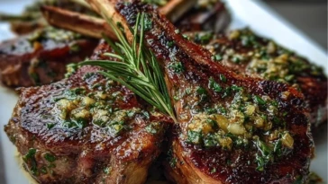 Garlic Butter Lamb Chops