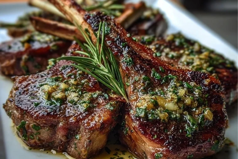 Garlic Butter Lamb Chops