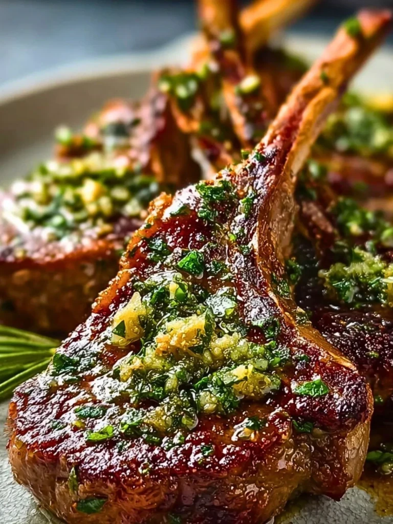 Garlic Butter Lamb Chops