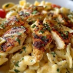 Garlic Parmesan Chicken Pasta