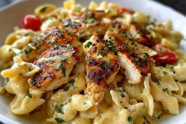 Garlic Parmesan Chicken Pasta