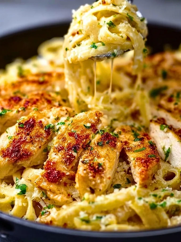 Garlic Parmesan Chicken Pasta