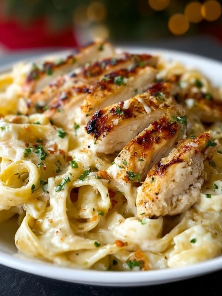Garlic Parmesan Chicken Pasta