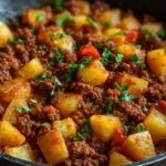 Ground Beef with Potatoes Picadillo