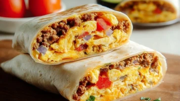 High-Protein Freezer Breakfast Burritos