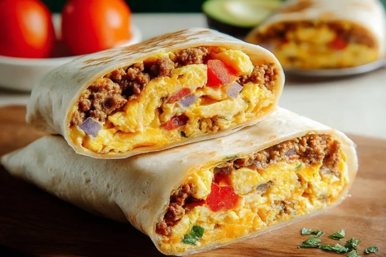 High-Protein Freezer Breakfast Burritos