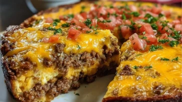 Impossible Cheeseburger Pie