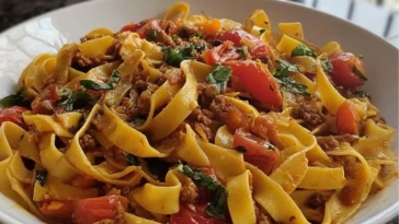 Italian Drunken Noodles