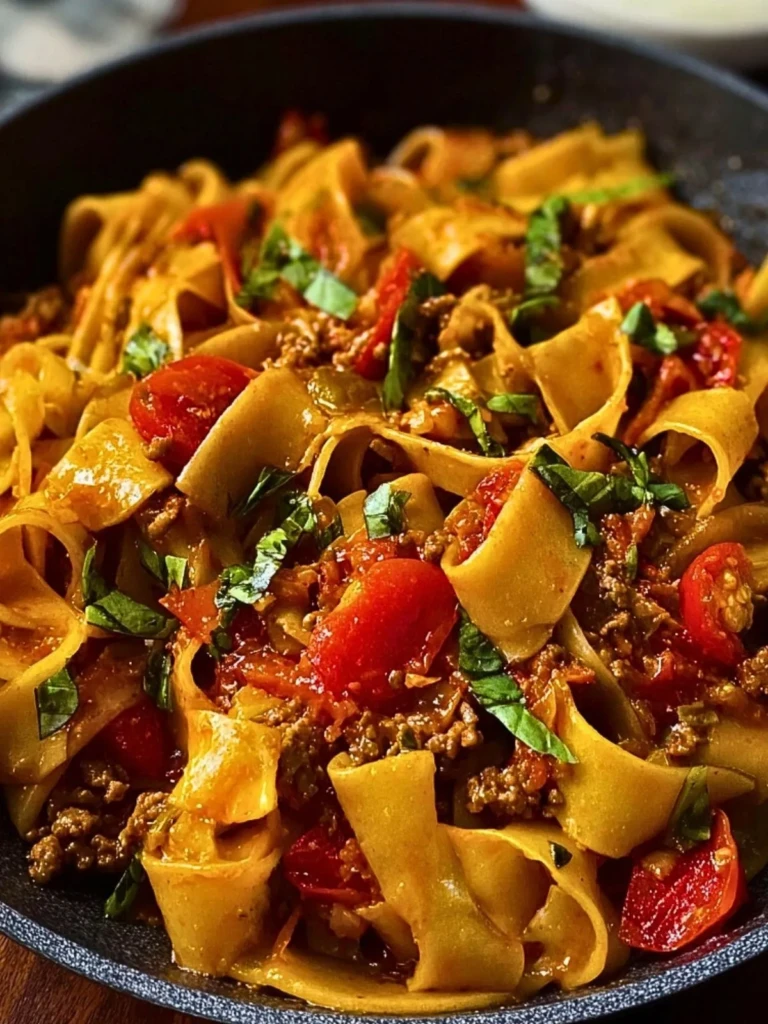 Italian Drunken Noodles