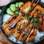 Japanese Katsu Bowls with Tonkatsu Sauce