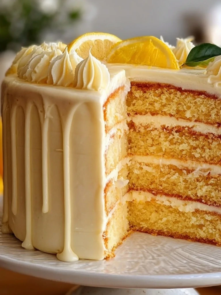 Lemon Dream Velvet Cake