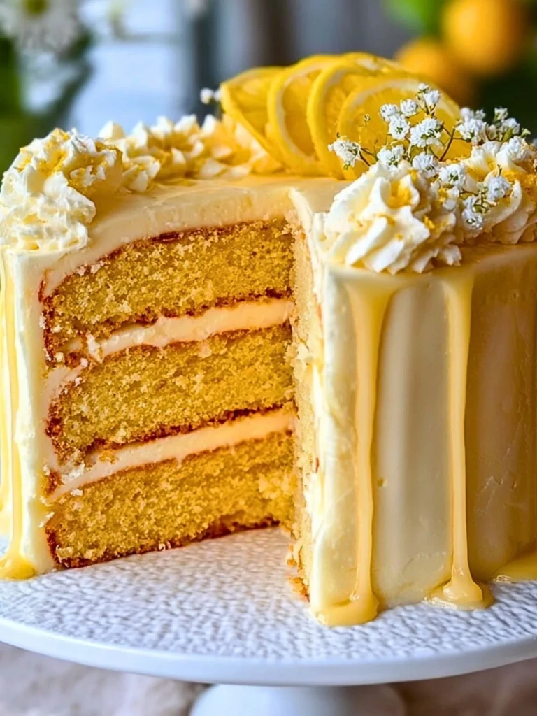 Lemon Dream Velvet Cake