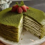 Matcha Mille Crêpe Cake