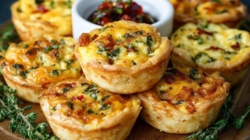 Mini Quiches with Herbs