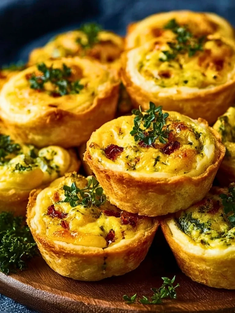 Mini Quiches with Herbs