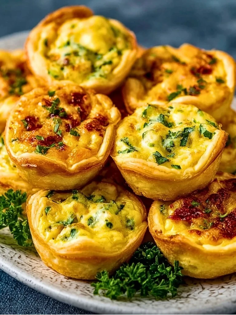Mini Quiches with Herbs