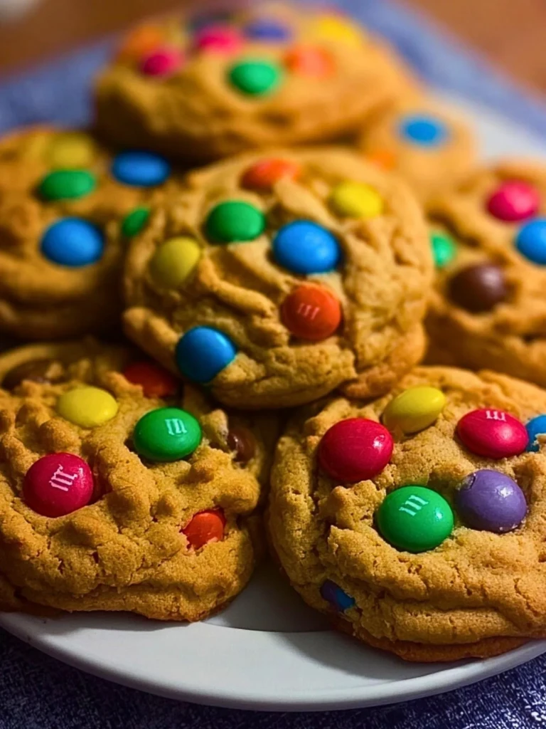 Peanut Butter M&Ms Cookies