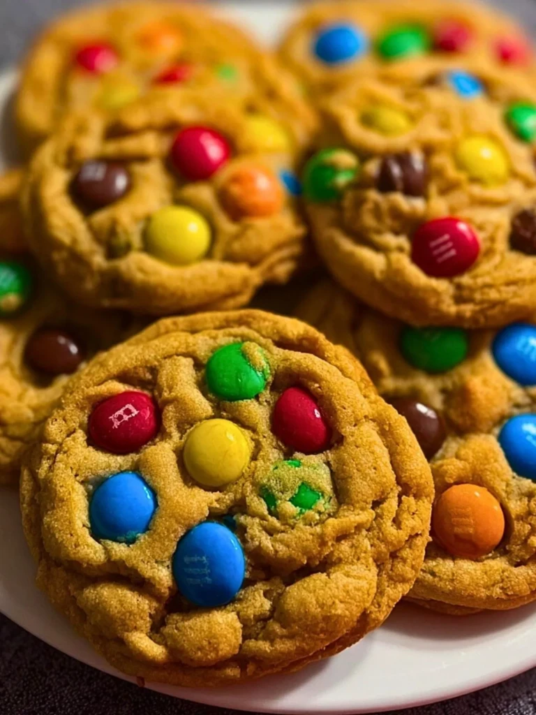 Peanut Butter M&Ms Cookies