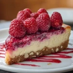 Raspberry Almond Cheesecake - 1