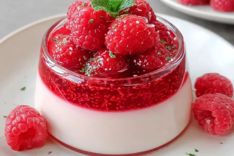 Raspberry Panna Cotta