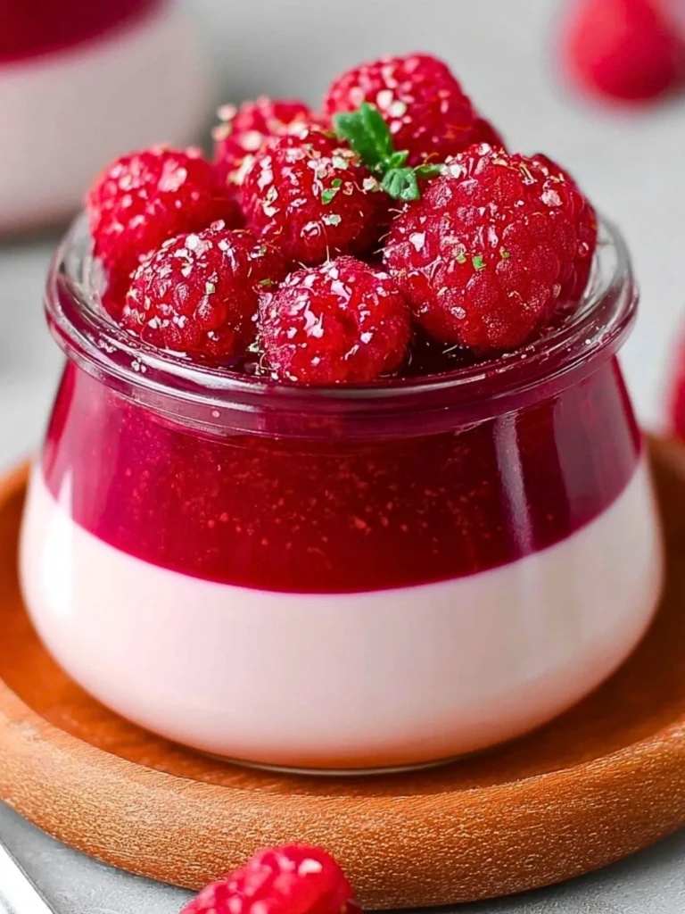 Raspberry Panna Cotta
