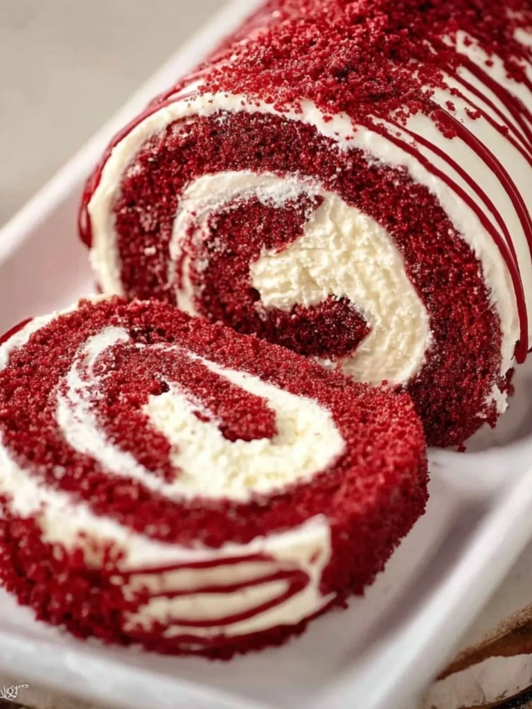 Red Velvet Cake Roll