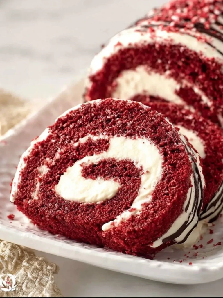 Red Velvet Cake Roll