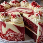 Red Velvet Cheesecake Swirl Cake