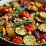 Rustic Roasted Vegetable Bake with Cannellini Beans