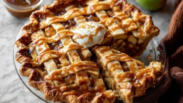 Salted Caramel Apple Pie - 1