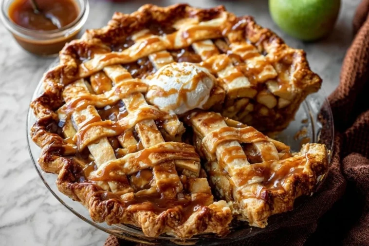 Salted Caramel Apple Pie - 1